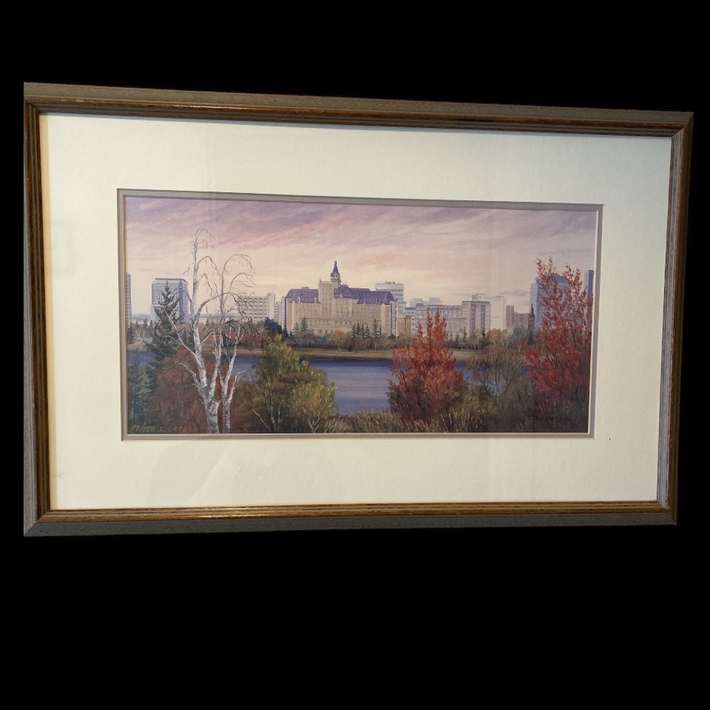 Framed Cityscape Art Print